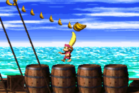 Donkey Kong Country 2 - Diddy's Kong Quest (USA) (En,Fr)