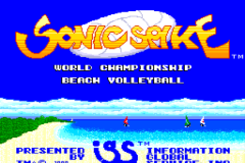 Sonic Spike - World Championship Beach Volleyball (USA)