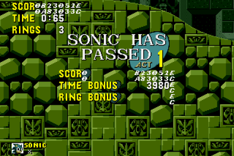 Sonic in Colored Zone