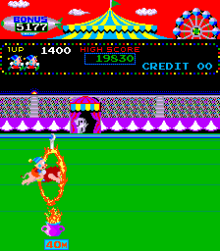 Circus Charlie (level select, set 1)
